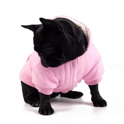 Canada Pooch Cozy Hætte Sweaters Pink